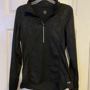 Champion Black Reflective Running Quarter-Zip